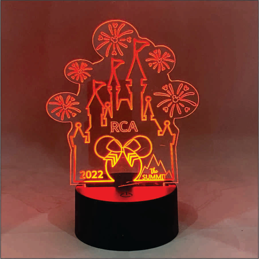 Custom Summit 2022 LED Acrylic Light